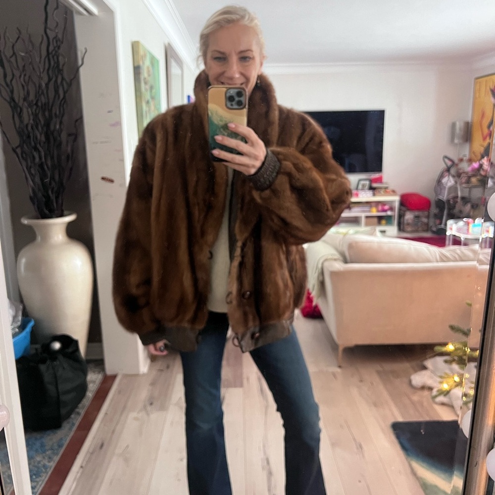 Elegant Brown Teddy Jacket